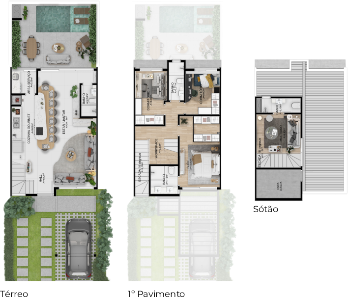 Planta Sobrado Padrão